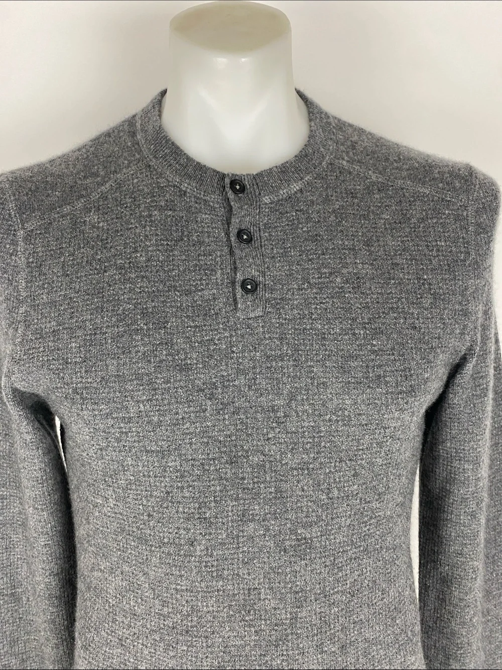 Autumn Cashmere Pure Cashmere Polo Sweater Men’s Size Small